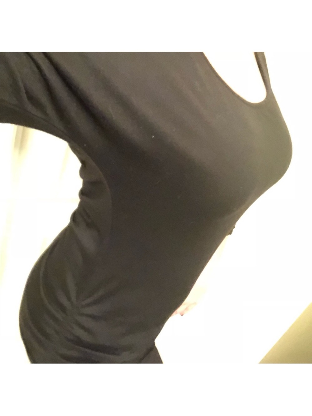 ** LAST CHANCE SALE ** ruched side open Back blouse